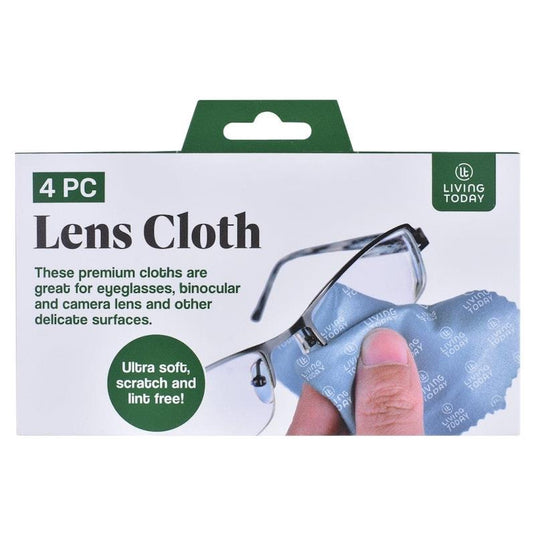 Living Today Blue Light Filter Glasses and 4pc Lens Polishing Cloth Pack