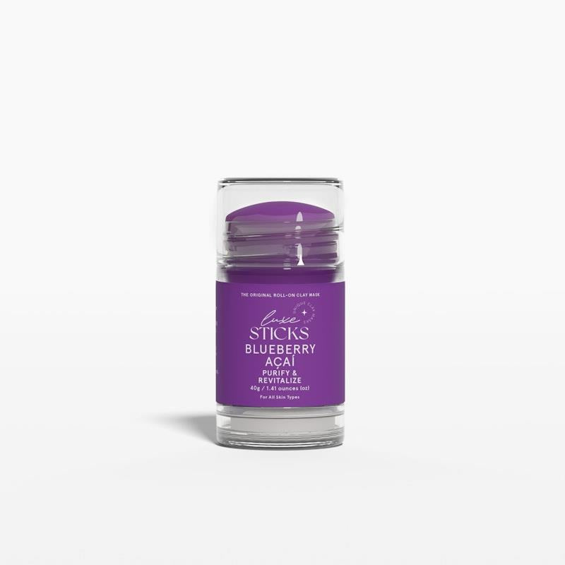 Load image into Gallery viewer, LuxeSticks Blueberry Acai Clay Stick 40g
