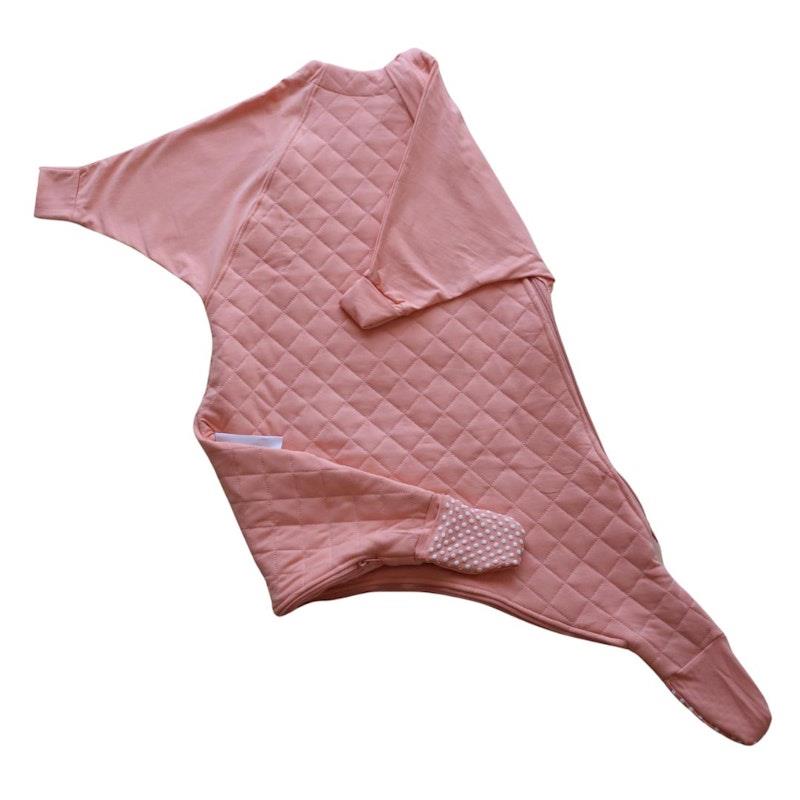 Load image into Gallery viewer, Baby Loves Sleep - 2.5 TOG Winter - Cozy Toddler Suit Warm with legs - Peach Pink 1-3 Years
