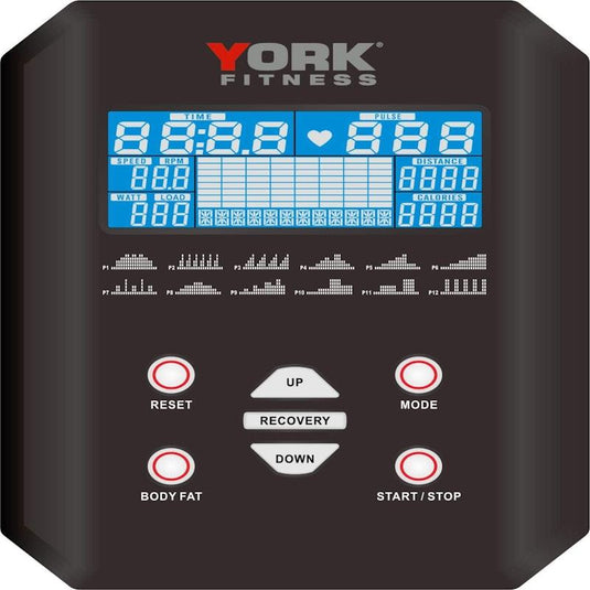 York C415 Upright Exercise Bike One Size