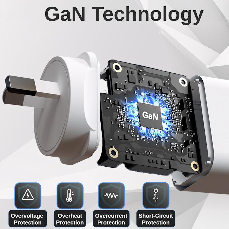 Load image into Gallery viewer, Laser ChargeCore 45W PD Wall Charger White
