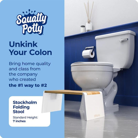 Squatty Potty Stockholm Folding Stool 7 Inch