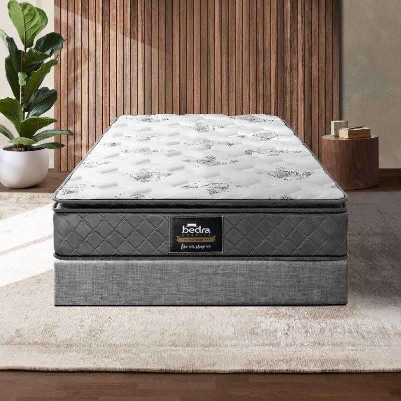 Load image into Gallery viewer, Bedra Bedding Mattress Breathable Luxury Bed Bonnell Spring Foam Medium 21cm Single
