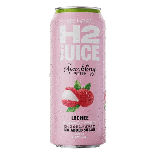 H2 Juice 500mL Sparkling Lychee 12Pack