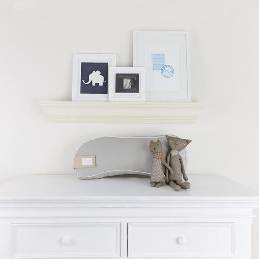 Milkbar Single Maternity Pillow Grey