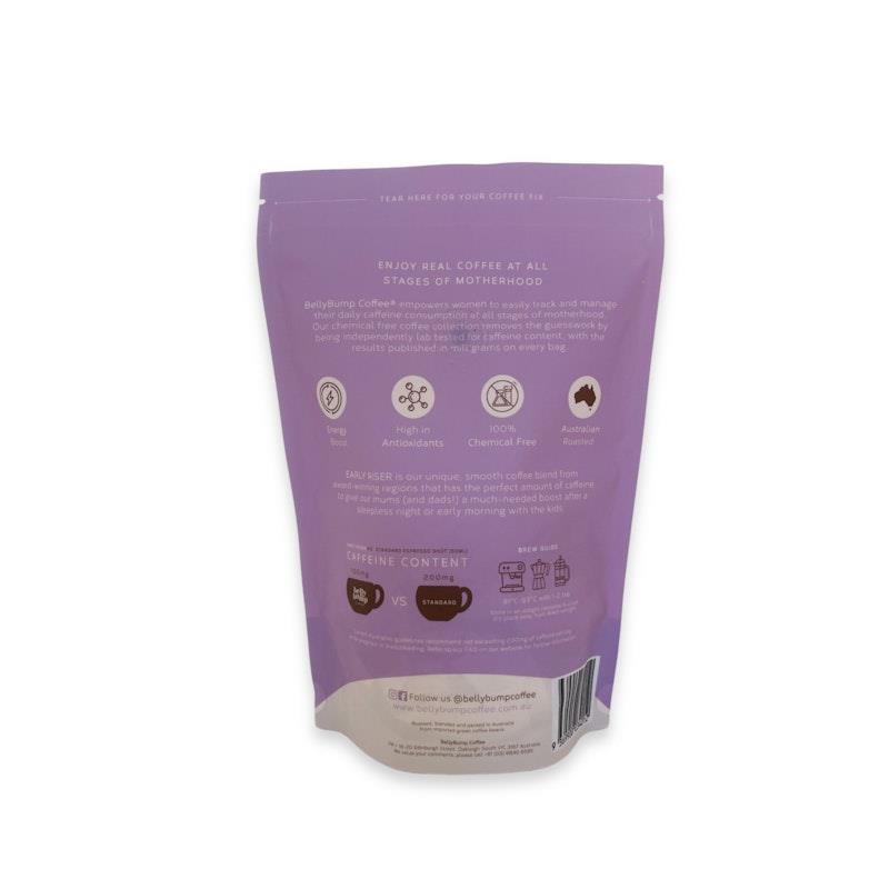 Load image into Gallery viewer, BellyBump Coffee Early Riser Ground Coffee 250g
