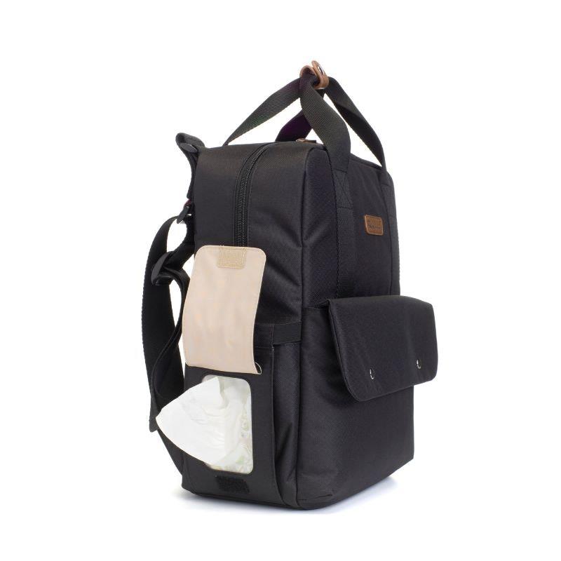 Load image into Gallery viewer, Babymel Georgi Eco Convertible Bag Black
