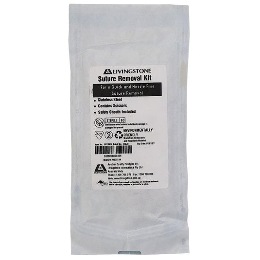 Livingstone Dressing Scissors and Tweezer Forceps Sterile Pack