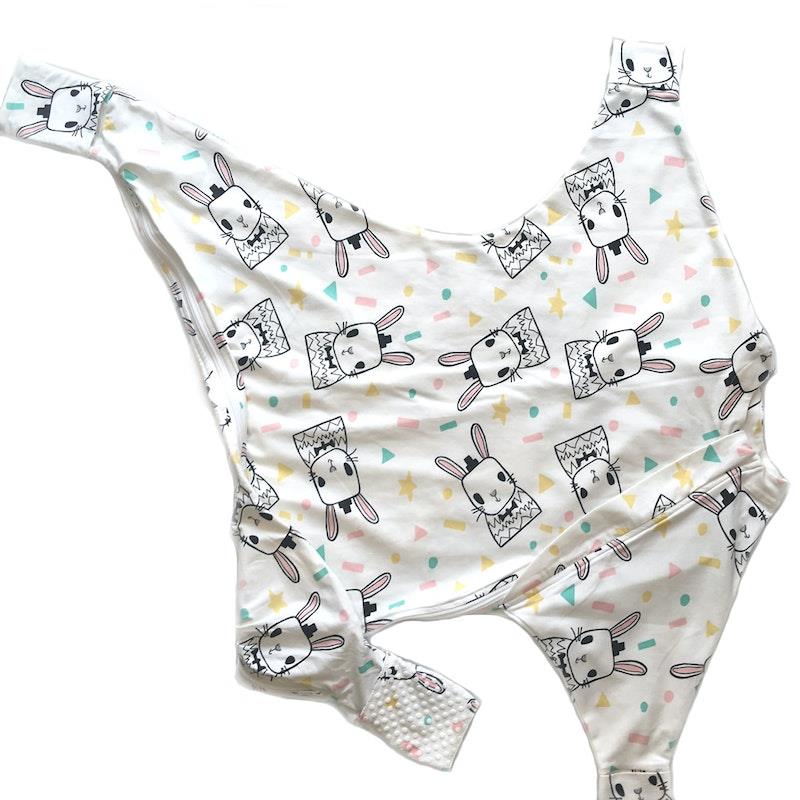 Load image into Gallery viewer, Baby Loves Sleep Cozy Toddler Suit (with legs) - Some Bunny Loves You (All Seasons) One Size
