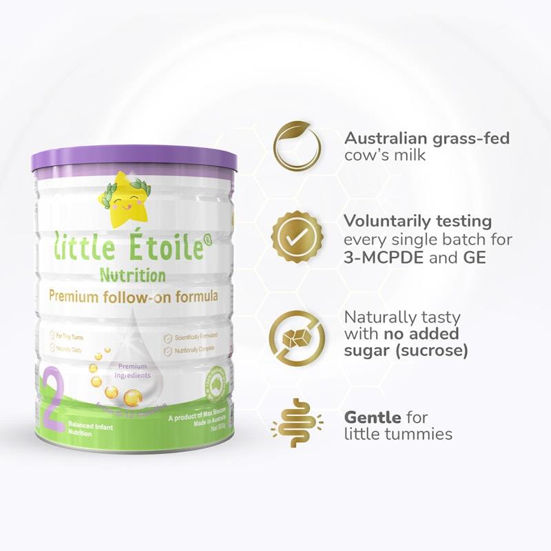 Load image into Gallery viewer, Little Etoile Stage 2 Follow-On Formula (6-12 Months) 800g
