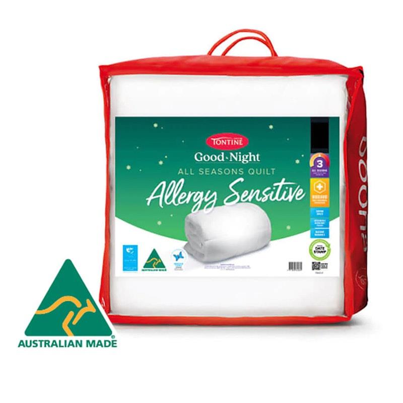 Load image into Gallery viewer, Tontine King Bed Good Night Allergy Sensitive All Seasons Quilt 1pc
