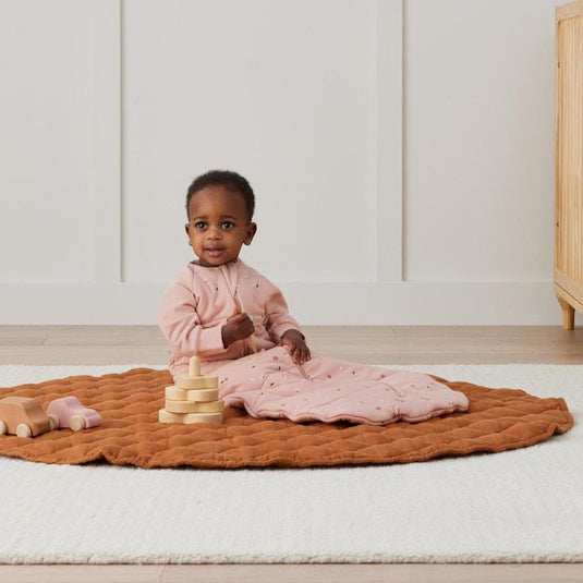 ergoPouch Jersey Sleeping Bag 3.5 TOG Sleeved Daisies 8-24Months