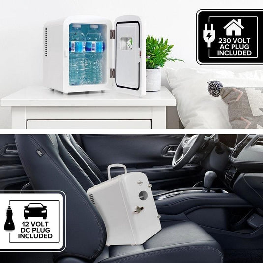 Koolatron Portable Mini Fridge White 4 Litre