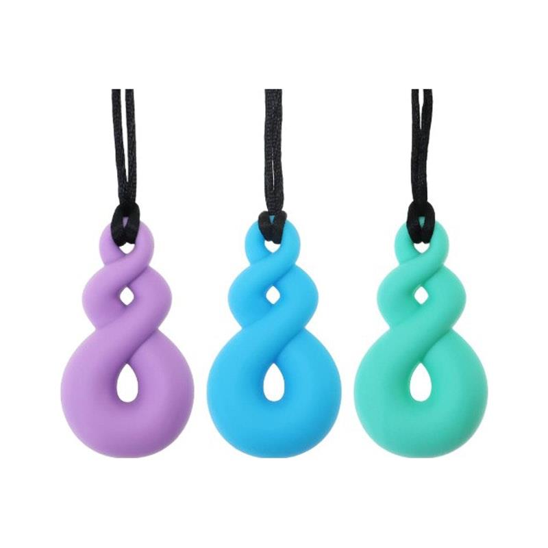 Load image into Gallery viewer, Sensory Safari Sensory Necklace Twisted Green
