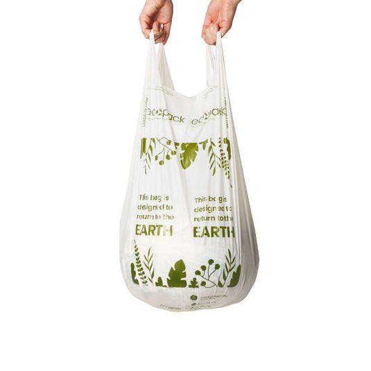 Ecopack 36L Compostable Bin Liners Bundle Large 4 Rolls/60 Bags