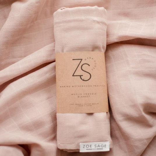 Zoe Sage Organic Muslin Swaddle Wrap Sunset 1pc