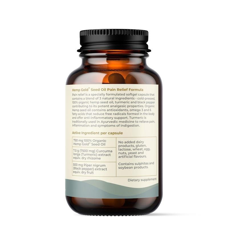 Load image into Gallery viewer, Hemp Foods Australia Pain Relief Capsules 60 caps Twin Pack
