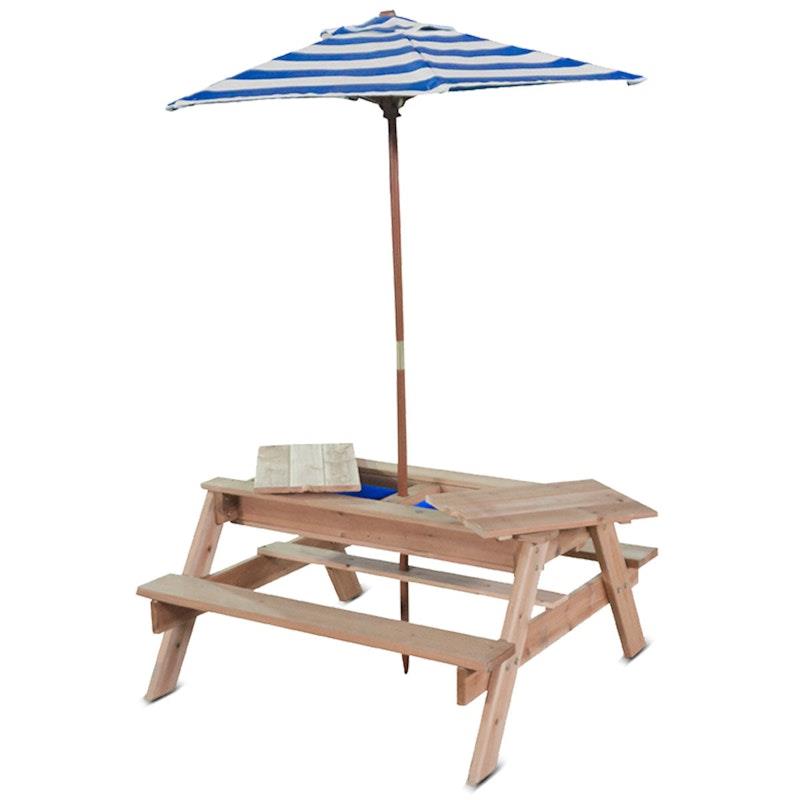 Load image into Gallery viewer, Lifespan Kids Sunrise Sand &amp; Water Table with Umbrella One Size
