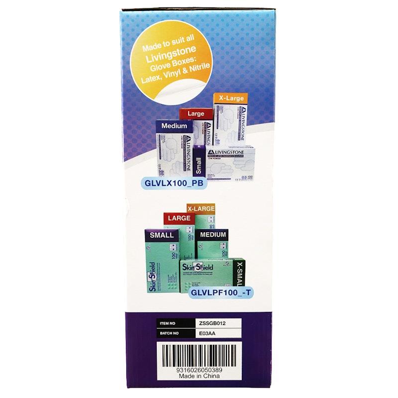 Load image into Gallery viewer, Livingstone Double Gloves Dispenser White 1Piece
