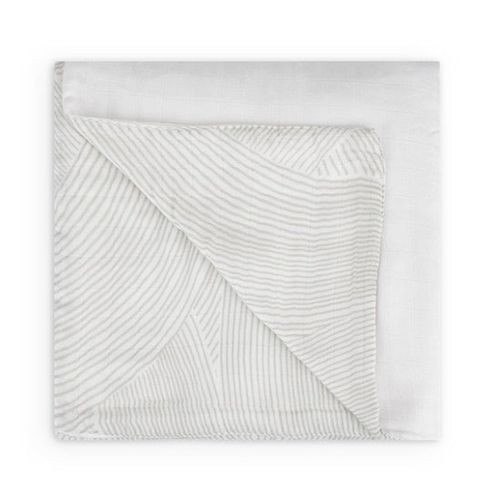Little Bamboo Muslin Baby Blanket - Natural