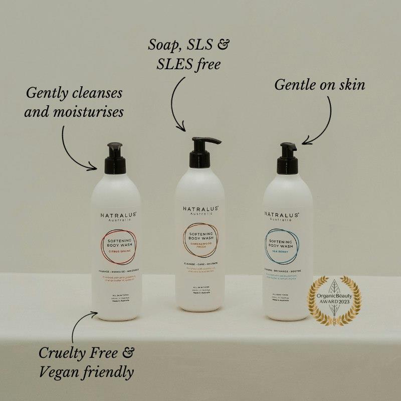 Load image into Gallery viewer, Natralus Softening Body Washes Bundle

