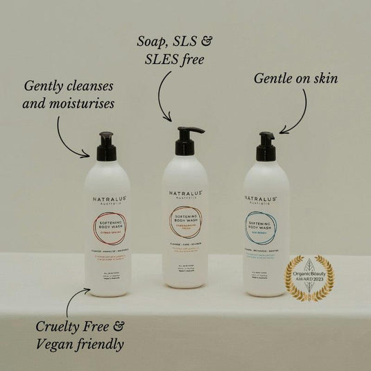 Natralus Softening Body Washes Bundle