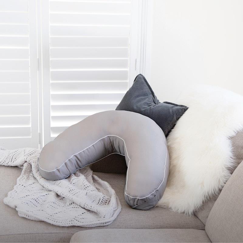 Load image into Gallery viewer, Milkbar Large Maternity Pillow Grey
