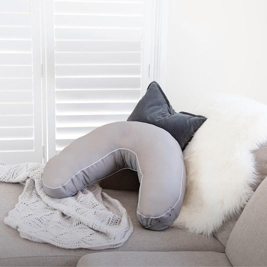 Milkbar Large Maternity Pillow Grey