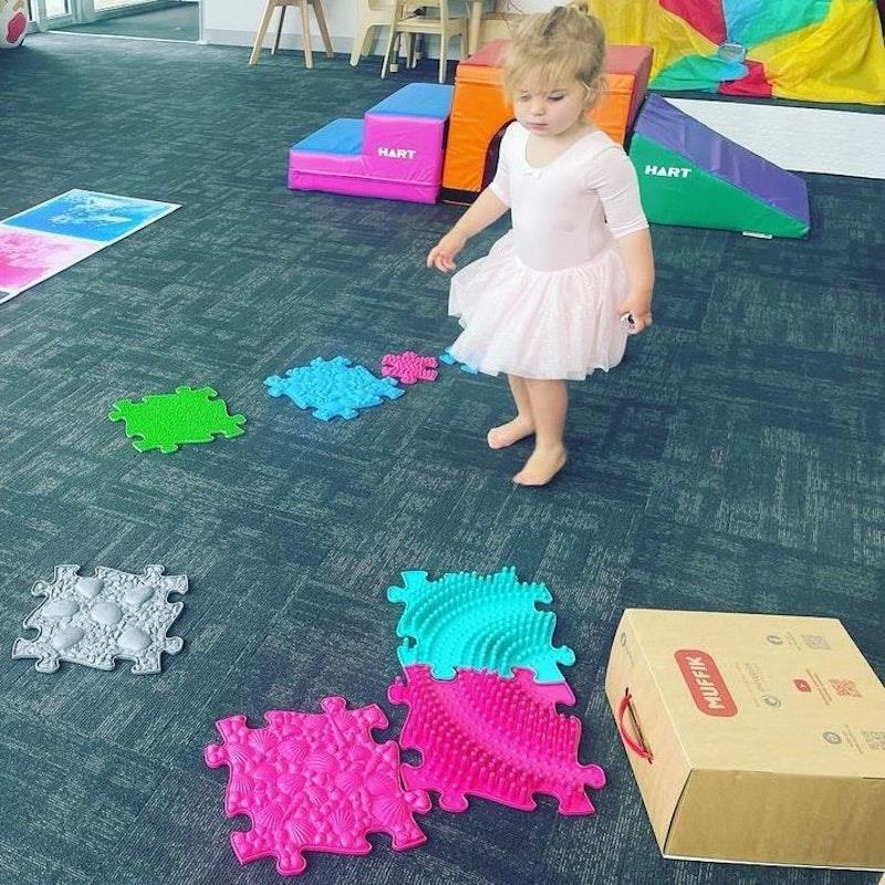 Load image into Gallery viewer, Muffik Large 2 Sensory Playmat Set
