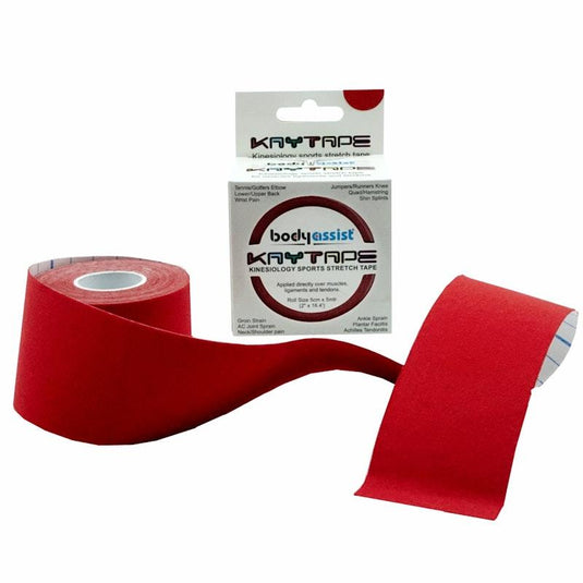 BodyAssist Kaytape Sports-Stretch Tape x 2 Rolls Red