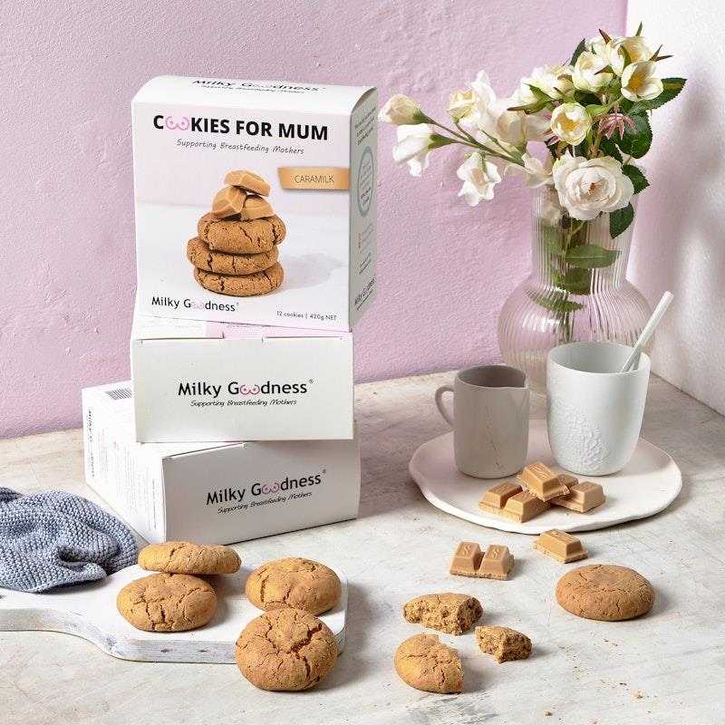 Load image into Gallery viewer, Milky Goodness Caramilk Lactation Cookies 12Pack
