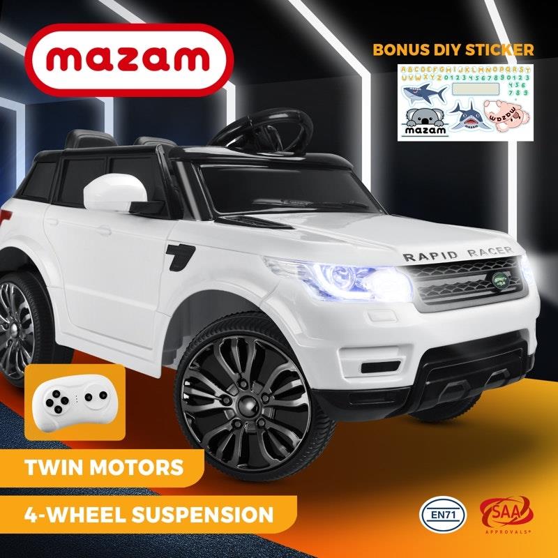 Load image into Gallery viewer, Mazam Kids Ride On Car 12V Electric Remote Vehicle Toy Car White
