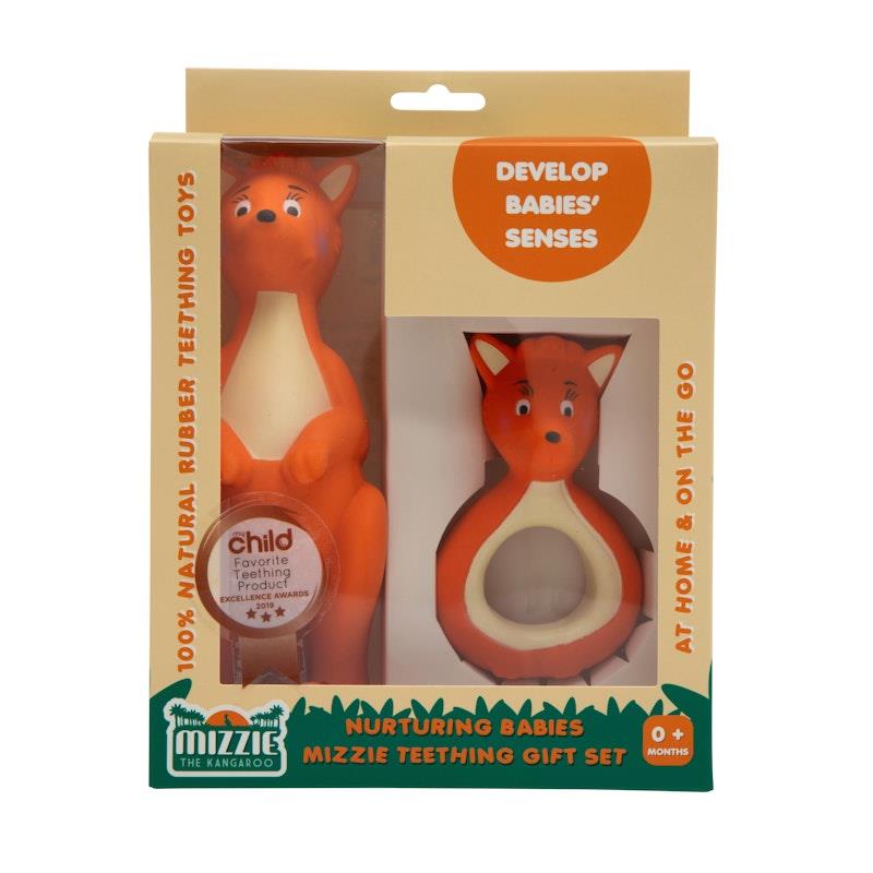 Load image into Gallery viewer, Mizzie The Kangaroo Nurturing Babies Mizzie Teething Gift Set
