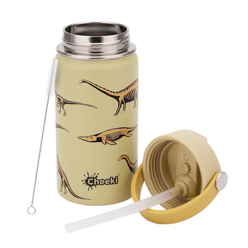 Load image into Gallery viewer, Cheeki 400ml Insulated Little Adventurer Bottle Dinosaur
