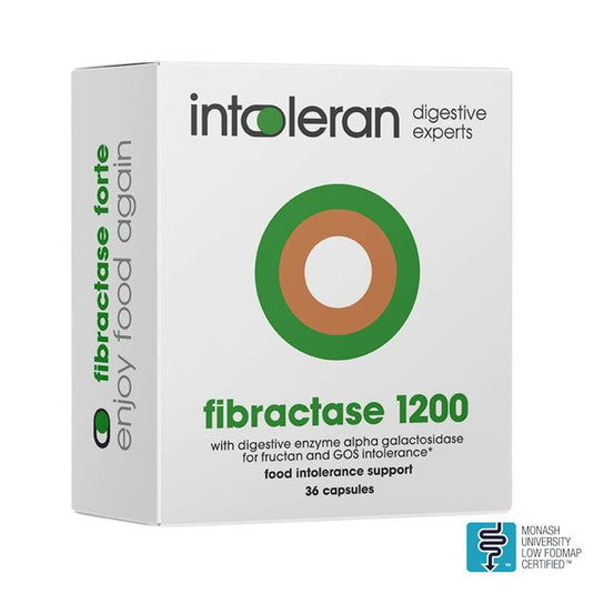 Intoleran Fibractase 1200 36 Capsules
