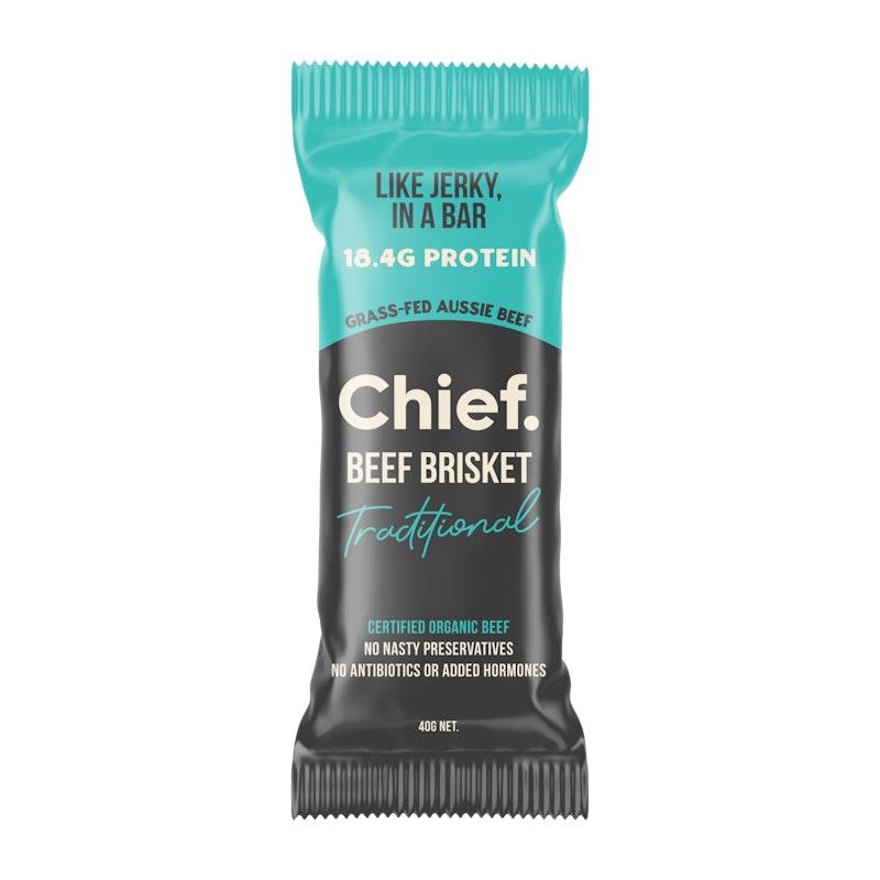 Load image into Gallery viewer, Chief Organic Beef Bars - Traditional 12 Pack
