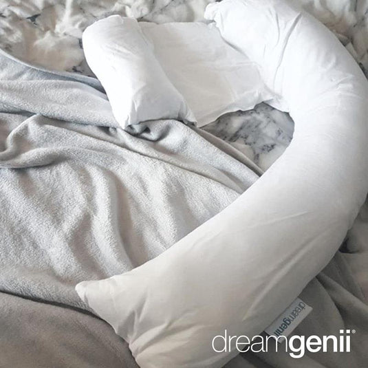 Dreamgenii Dreamgenii Pregnancy Pillow Cotton Jersey White
