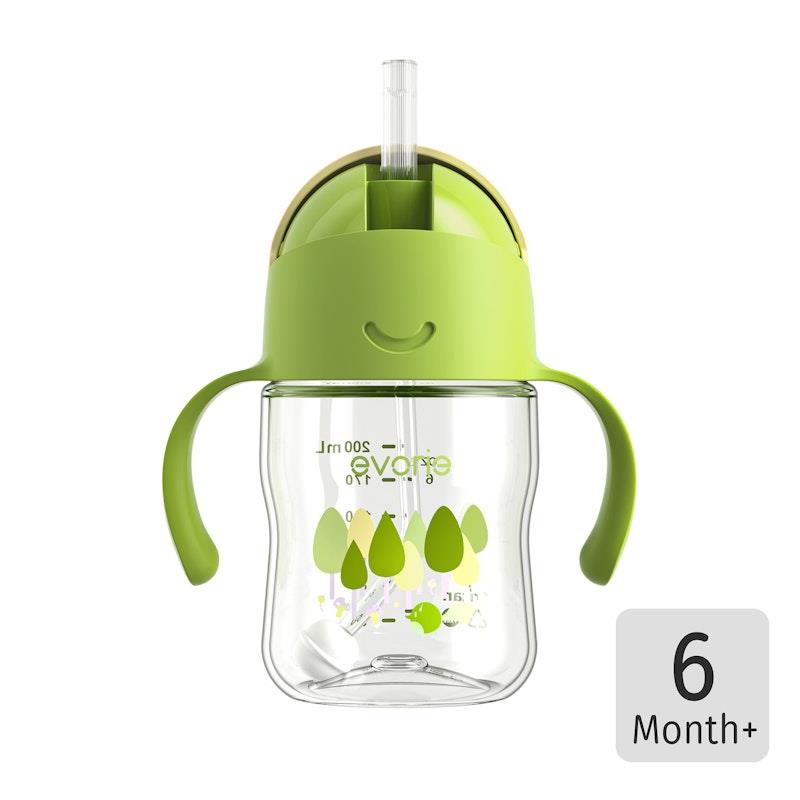 Load image into Gallery viewer, Evorie Tritan Baby 360 Straw Water Bottle Sippy Cup 200mL, Amazon 1Unit
