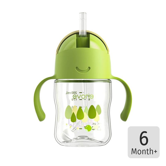 Evorie Tritan Baby 360 Straw Water Bottle Sippy Cup 200mL, Amazon 1Unit