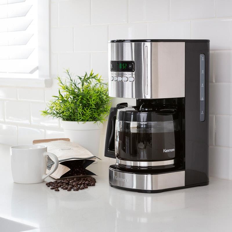 Load image into Gallery viewer, Kenmore 12-Cup Drip Coffee Machine Black
