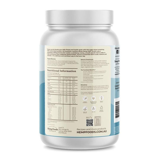 Hemp Foods Australia Complete Plant Protein Shake Vanilla Bundle 1kg Tubs Twin Pack
