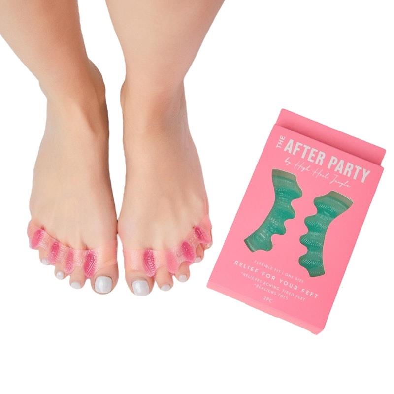 Load image into Gallery viewer, HIGH HEEL JUNGLE The After Party  Silicon Gel Toe Spreaders &amp; Foot Alignment Separators Bundle
