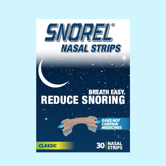 Snorel Snore Reducing Nasal Strips 30strips