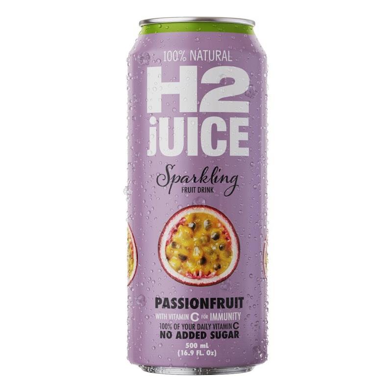 Load image into Gallery viewer, H2 Juice 500Ml Sparkling Passionfruit 12Pack
