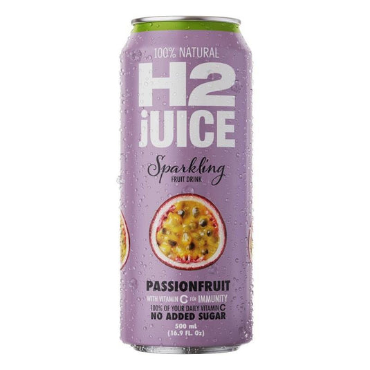 H2 Juice 500Ml Sparkling Passionfruit 12Pack