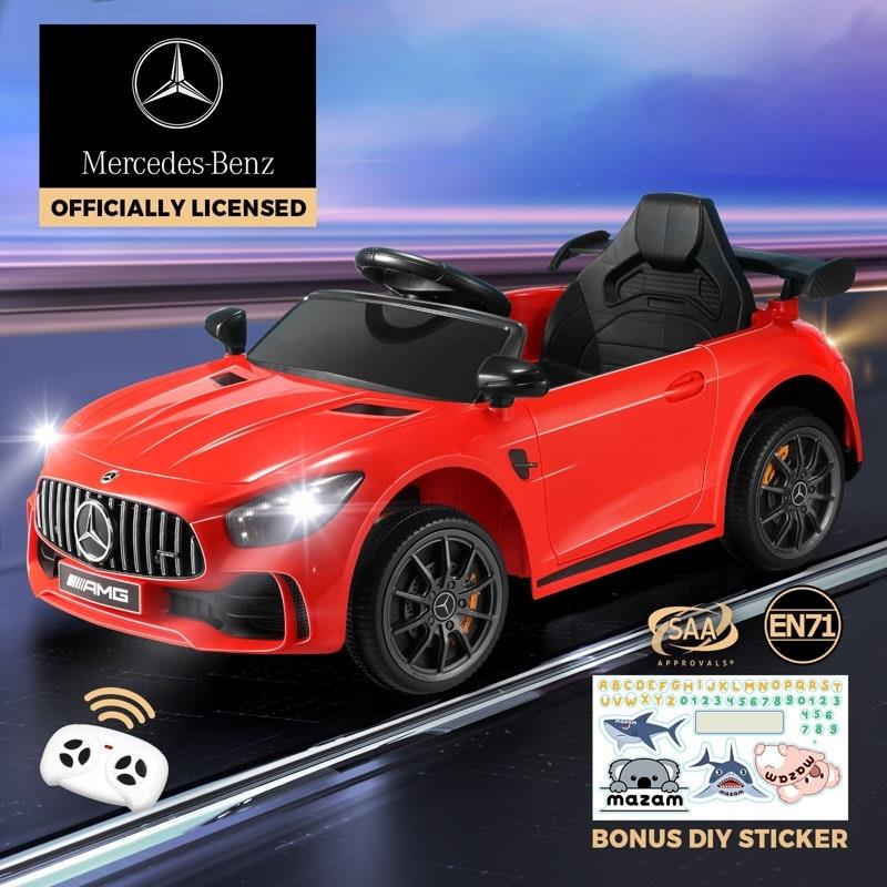 Load image into Gallery viewer, Mercedes-Benz Kids Ride On Car AMG GTR Licensed Electric Toy Gift 12V Red
