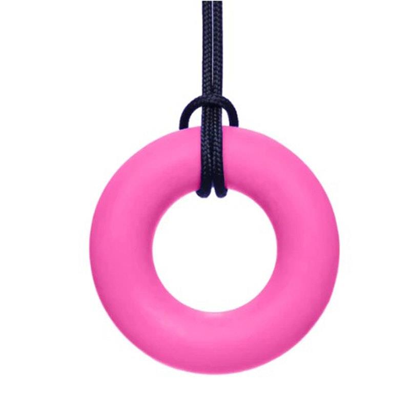 Load image into Gallery viewer, Sensory Safari Sensory Necklace Ring Pink
