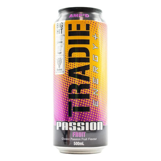 Tradie Energy Passionfruit 500mL 12Pack