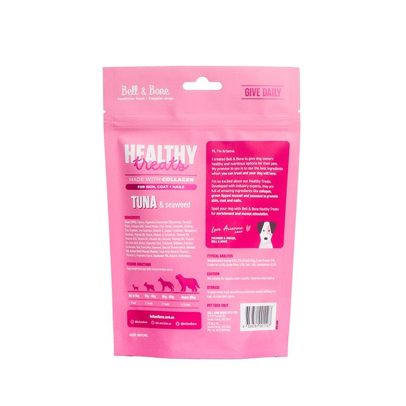 Load image into Gallery viewer, Bell &amp; Bone Healthy Treats, Skin, Coat and Nails - Tuna &amp; Seaweed 130g

