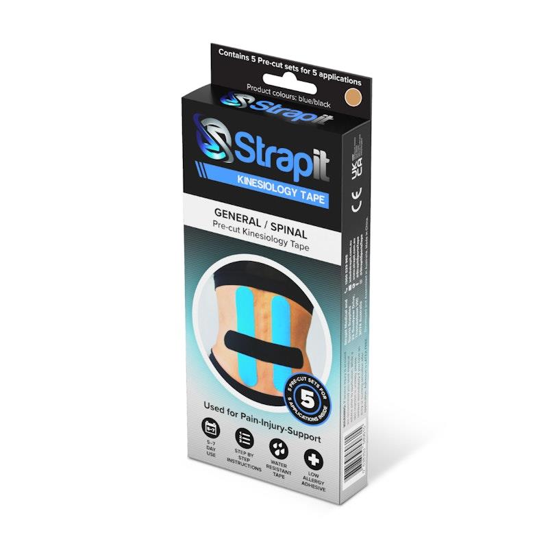 Load image into Gallery viewer, Strapit Back/Spinal/General Precut Kinesiology Tape - TAN - Box of 5 2 Pack
